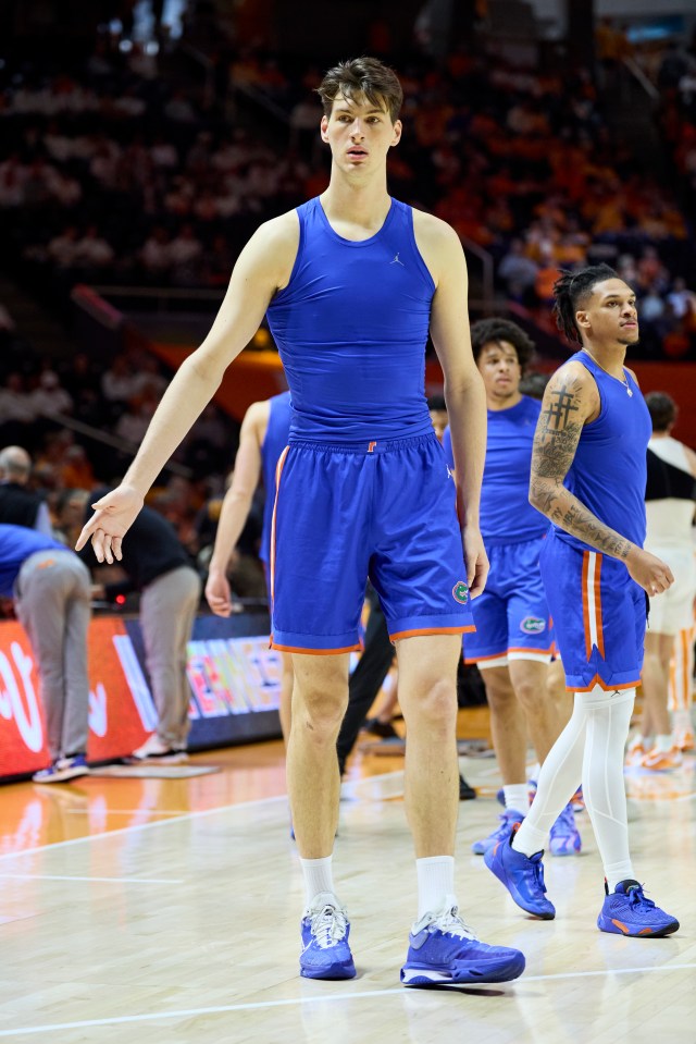 The Gators star will be hard to miss in the upcoming NCAA Tournament